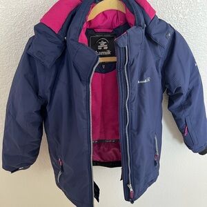 Kamik Kids' Purple and Pink Ski Jacket